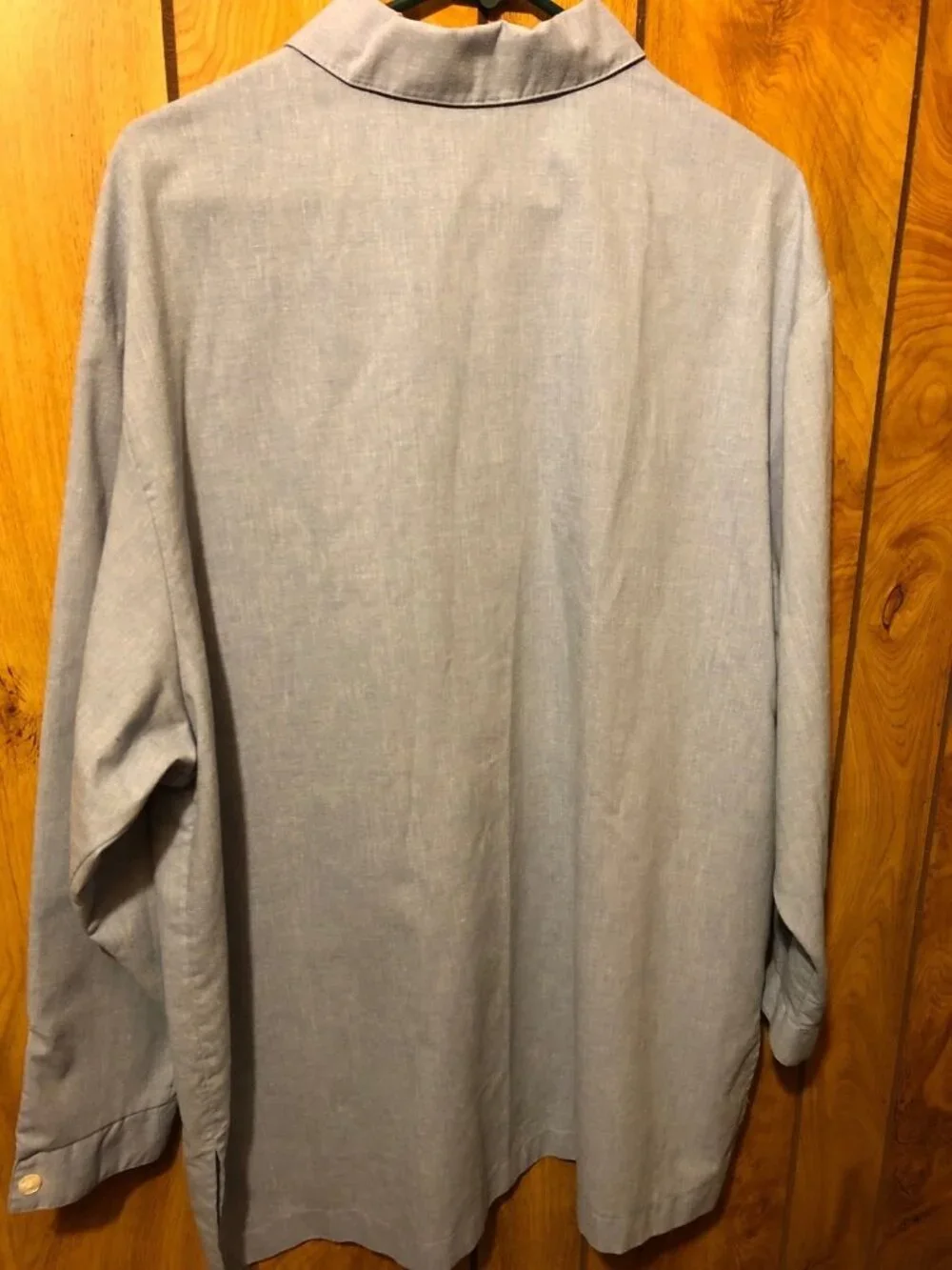 Vintage White Stag Made in USA Oversize Blue Collard Shirt Sz 14